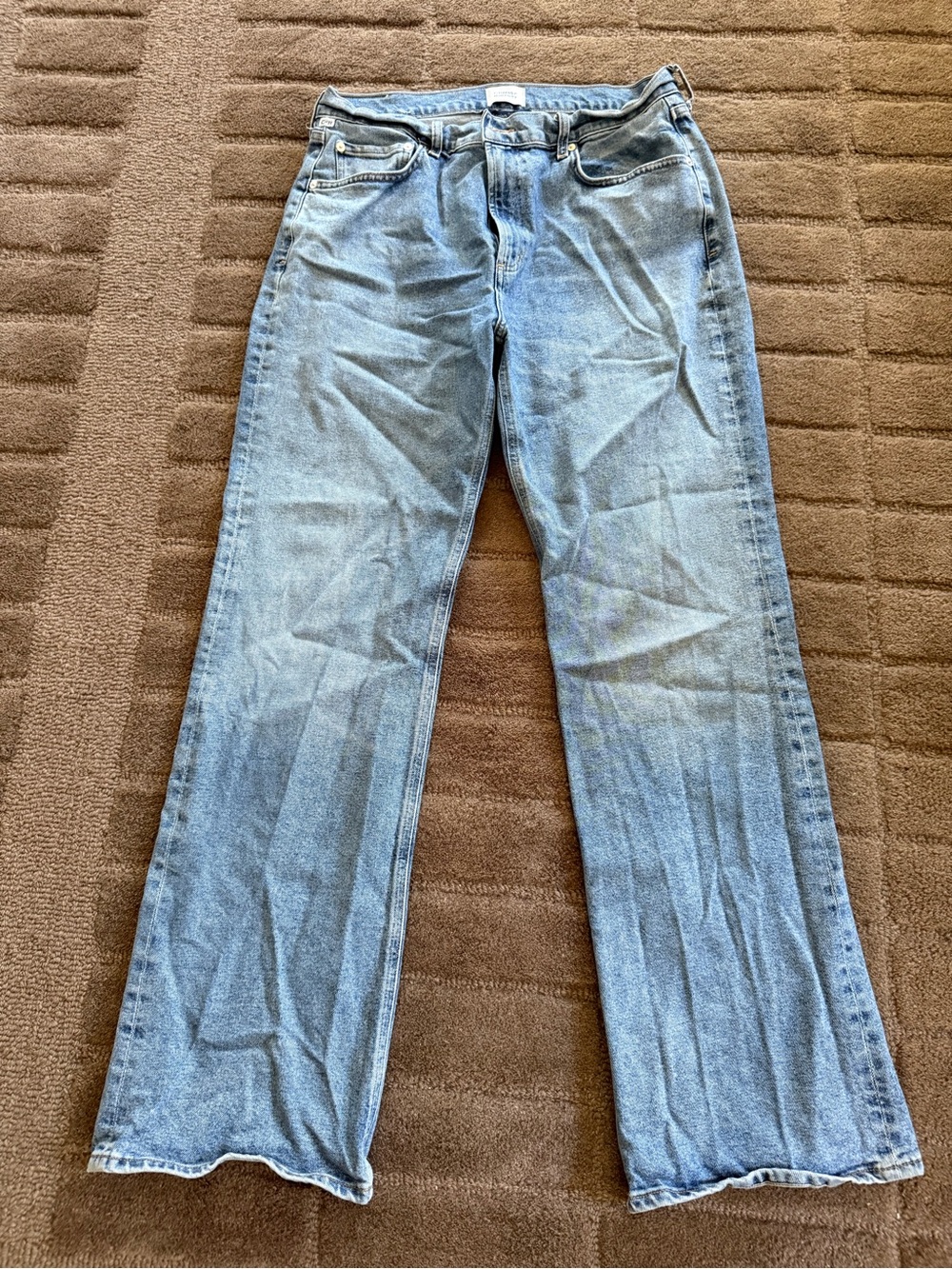 Citizens Of Humanity Light Blue Wide Leg Jeans
